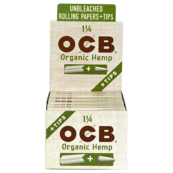 OCB Organic Hemp 1¼ + Tips Rolling Paper
