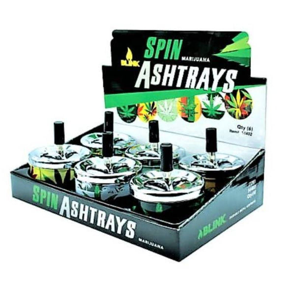 Blink Spin Ashtrays - Marijuana
