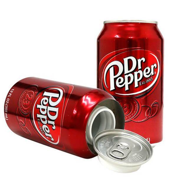 Dr Pepper Soda Safe Can