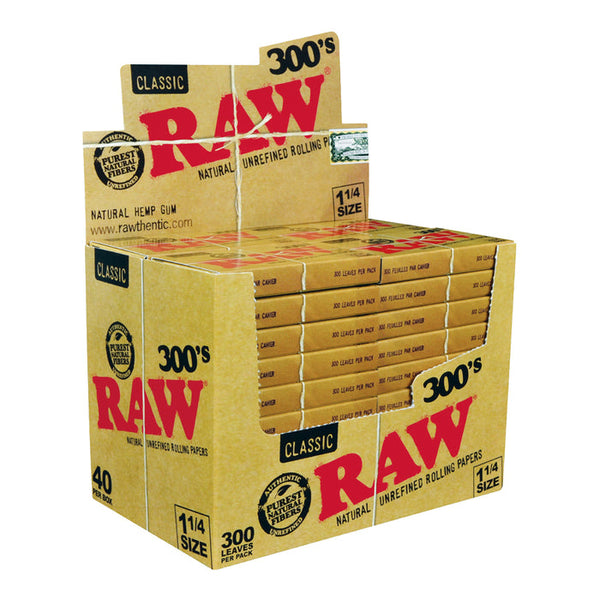 RAW Classic 1¼ 300's (40 Per Box) Rolling Paper