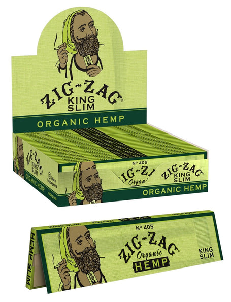 Zig-Zag Organic Hemp King Slim Rolling Paper