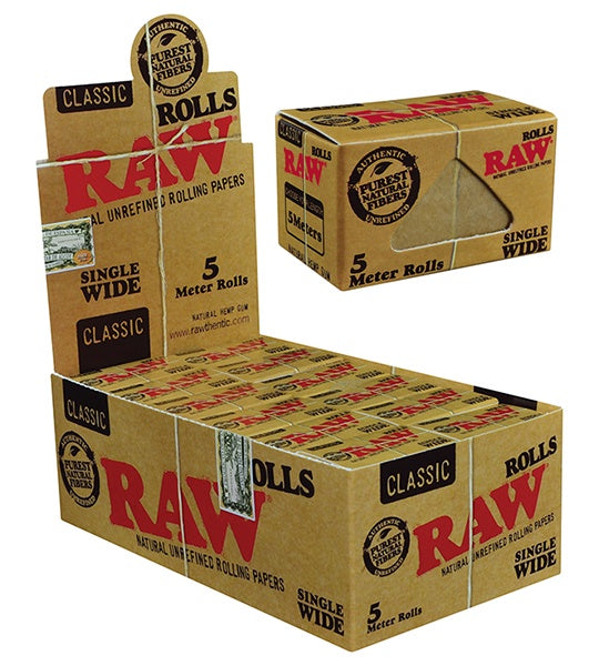 RAW Classic Single Wide 5 Meter Rolls