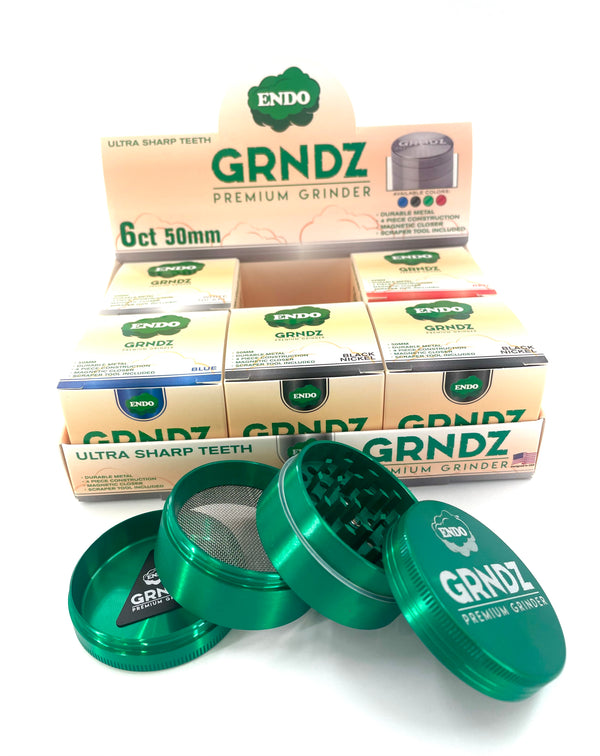 Endo Grndz Premium 50mm Grinder - 6 Count (70010)