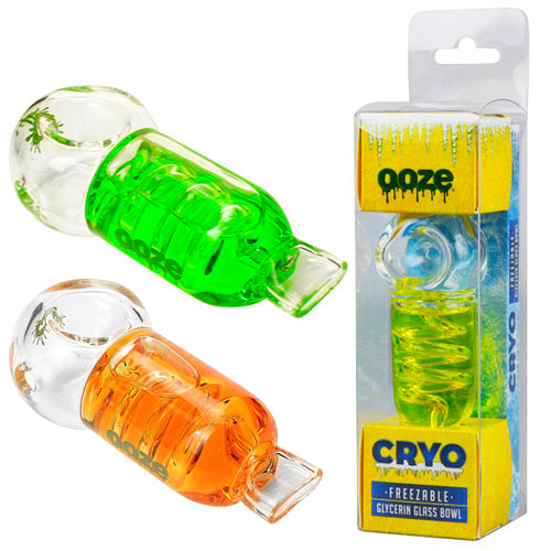 Ooze Cryo Glycerin Glass Bowl Hand Pipe