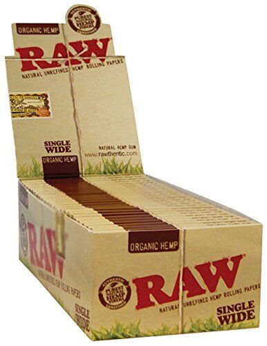 RAW Organic Hemp Single Wide Rolling Paper