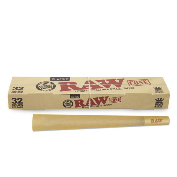 RAW Classic Kingsize 32 Pack Cones